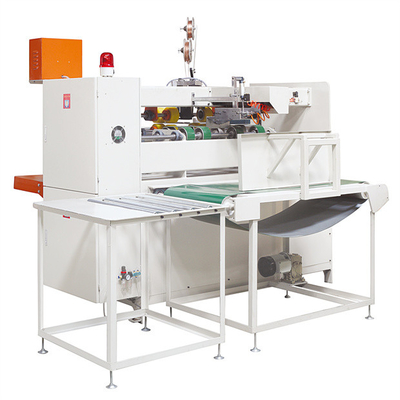 Double Servo Semi Automatic High Speed Stitcher Với màu cam
