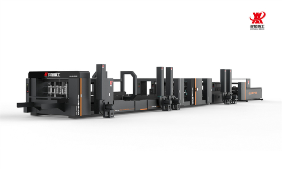 70kw Tự động lồng hộp Folder Gluer Máy tốc độ cao và khâu chính xác