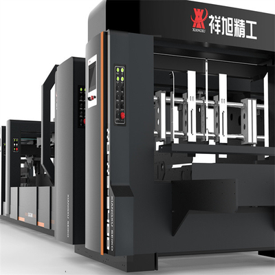 Máy dán và gấp hộp carton tự động hoàn toàn với tốc độ cao và hiệu suất ổn định.