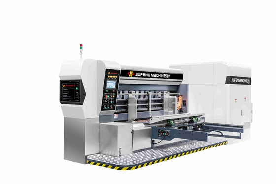 1.5-11MM Độ dày G6-0924 Chất ăn cạnh chì 4 in ấn màu + Slotter + Die Cutter + Folder Gluer Inline